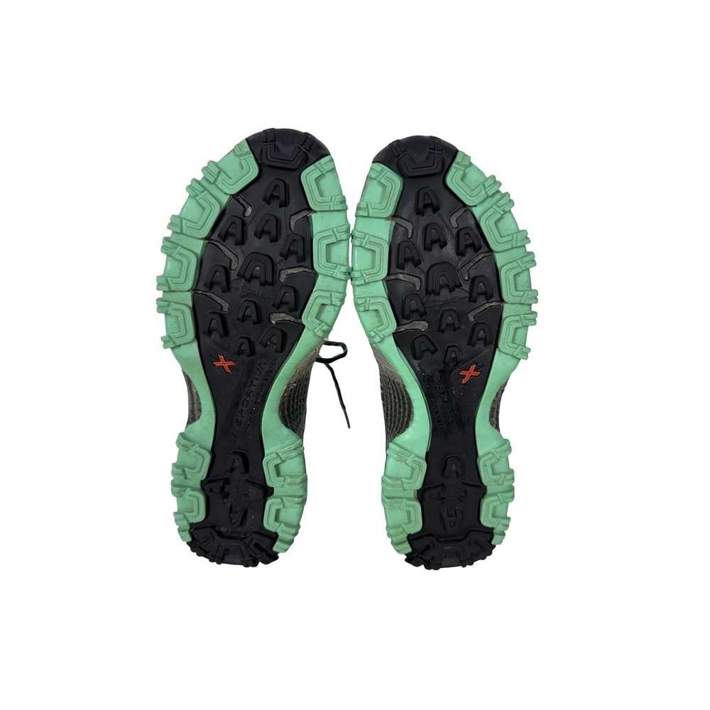 La Sportiva Bushido Womens Hiking US 8 Sneakers Gray Green Trail Running Hiking - Picture 7 of 14